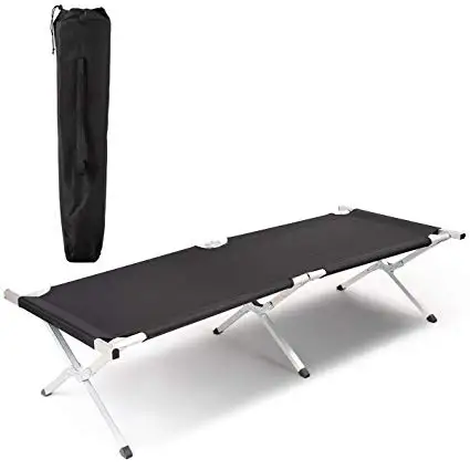

Custom Portable Aluminum Folding Cot Camping Bed
