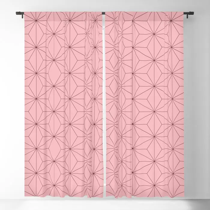 

Nezuko Pattern Blackout Curtains 3D Print Window Curtains For Bedroom Living Room Decor Window Treatments