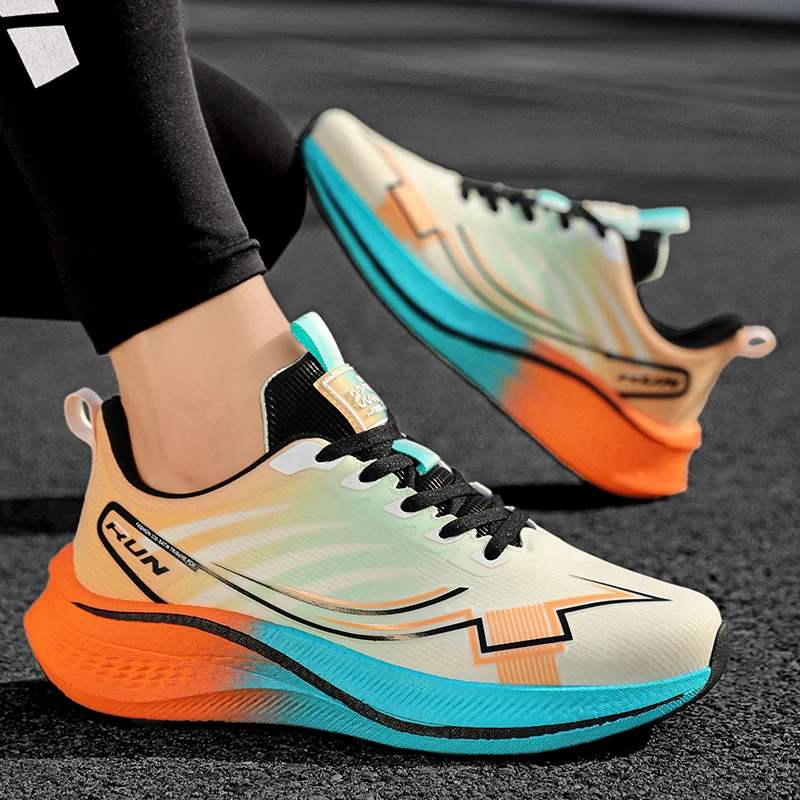 

Plus-Size Couples' Ultra-Light Racing Shoes - Spring & Autumn Non-Slip Shock-Absorbing Running Shoes