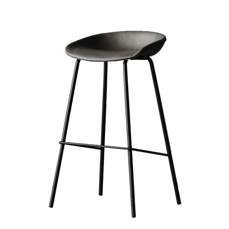 

Modern Minimalist Bar Chairs Bar Furniture Wrought Iron Industrial Style Commercial Cafe Designer High Stools Retro Bar Chair