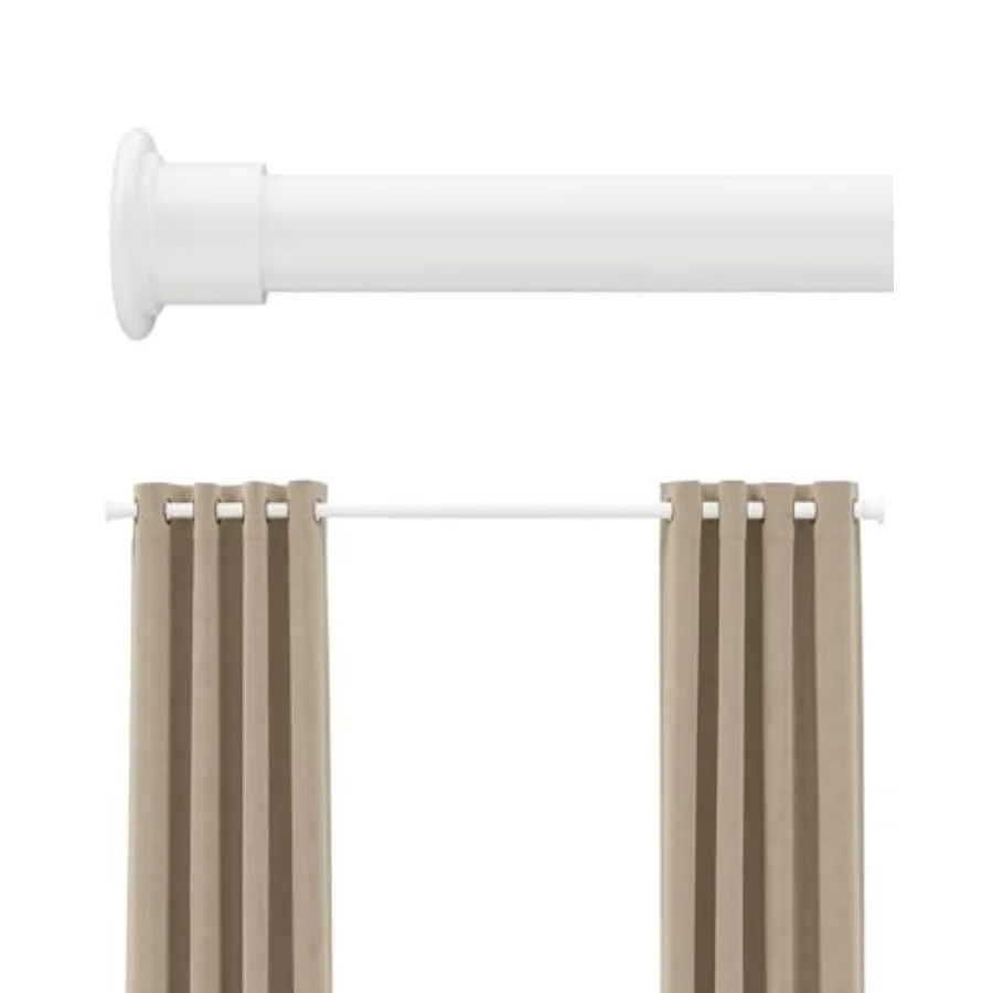 

Усиленная телескопическая штанга Curin Rod 42-23 для крепления без сверления, для патио, для крепления штор и занавесок.