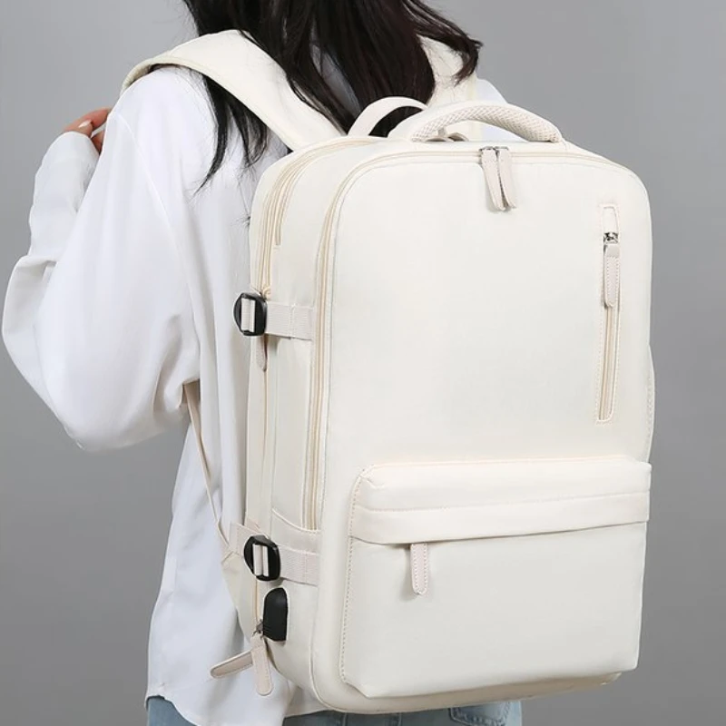 Mochila Expandible de Gran Capacidad para Hombres y Mujeres, Bolso de Viaje de Negocios, Mochila para Estudiantes Universitarios, Bolsa para Portátil