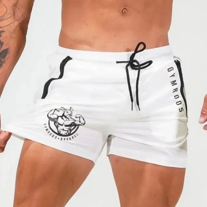 Pantaloncini sportivi da uomo allenamento in palestra pantaloncini da corsa Bodybuilding Joggers allenamento Fitness estivo pantaloni corti da