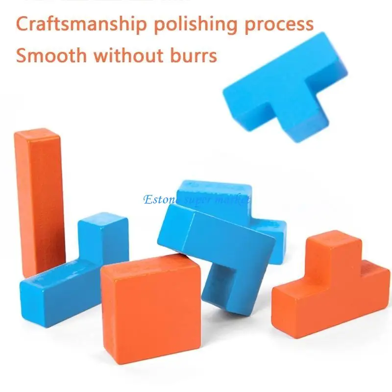 090B Bloco construção criativo que conecta brinquedo geométrico para crianças Color Cognit