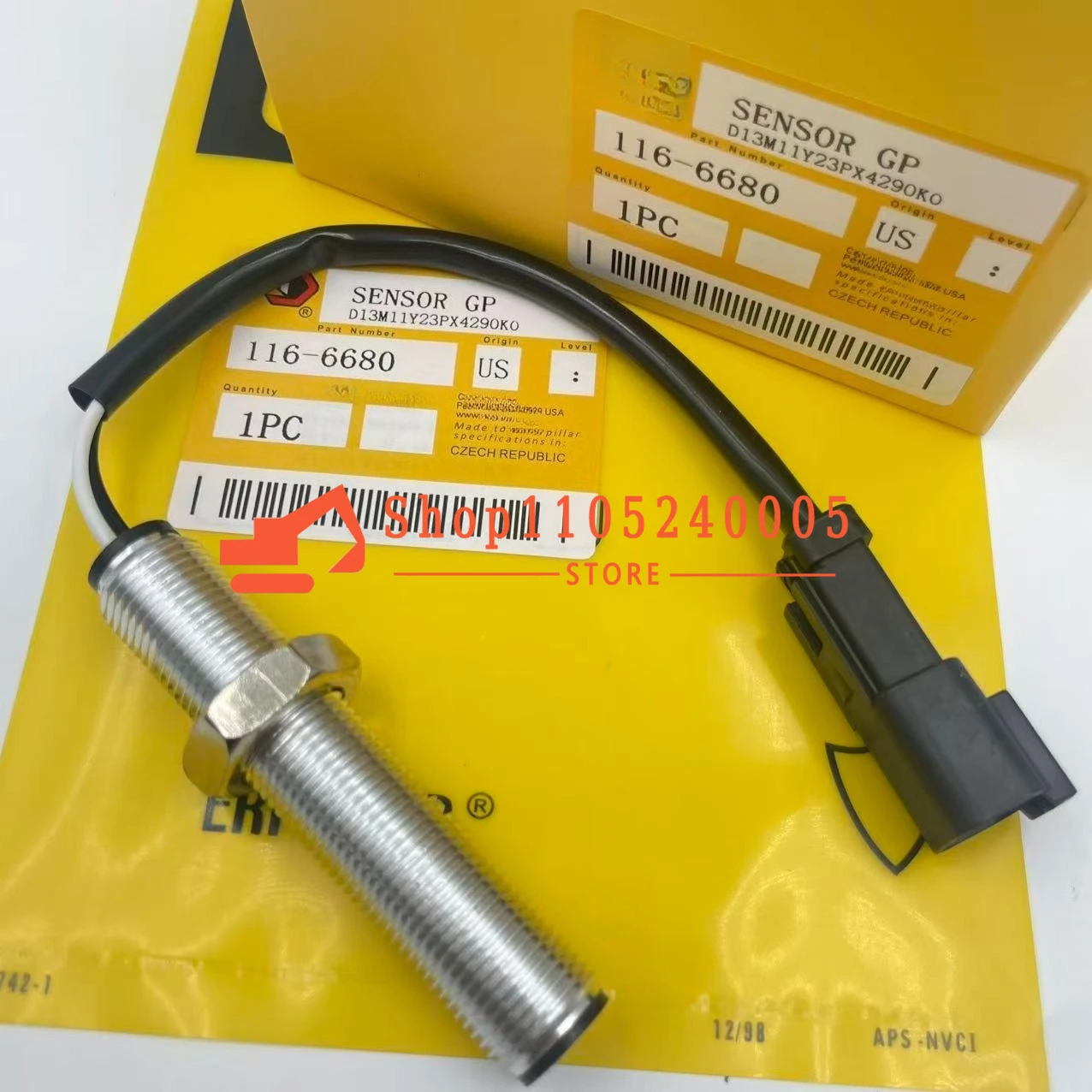 

116-6680 Высокое качество 1166680 Датчик скорости для датчика двигателя C4 C6 C7