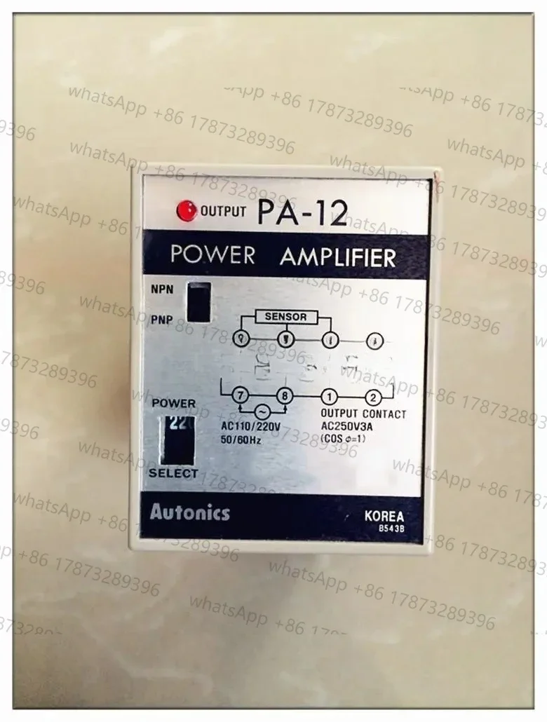 

Autonics sensor controller PA-12 new version 110/220vac power amplifier