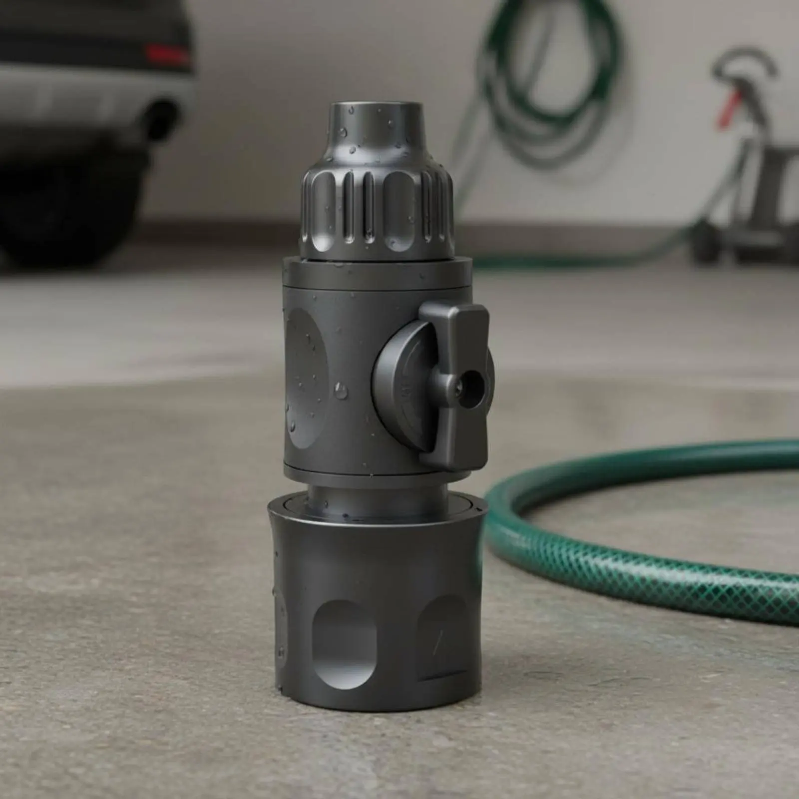 

Быстроразъемный соединитель для шланга с регулировкой потока, простой в использовании, 3/4 дюйма, для полива, прочный, для садового оборудования