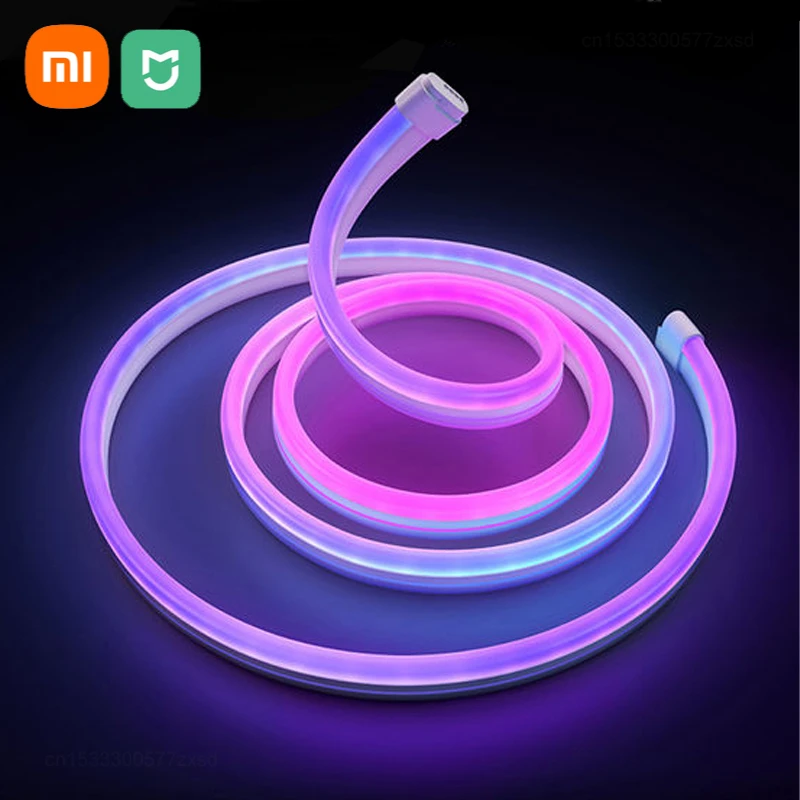 Xiaomi Mijia Smart Light Strip, Luzes coloridas de tira de extensão LED, Iluminação ambiente, E-Sports, RGB colorido, PC, TV, Som de ligação inteligente