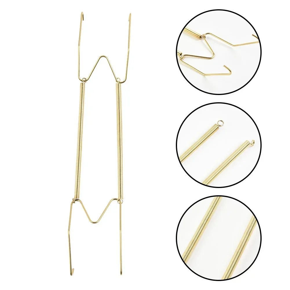 5 Sizes Wall Display Invisible Dish Hangers Adjustable Plate Spring Holder Hanging Plates Home Decor