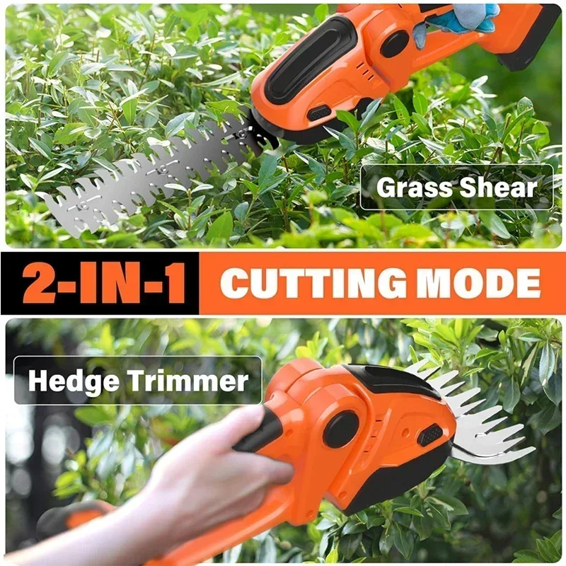 Electric Hedge Trimmer Household Lawn Mower Garden Bush Scissors Grass Scissors for Makita 18V Battery for Lomvum Zhipu Hongsong