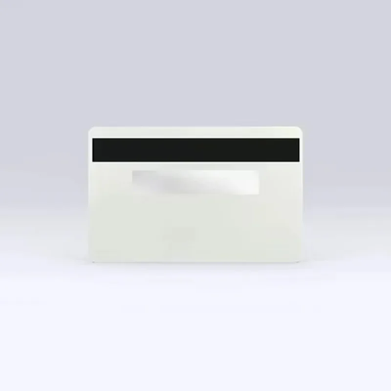 Customized New Style High Quality Stainless Steel Laser Line Credit Card Metal Business Card Matt White