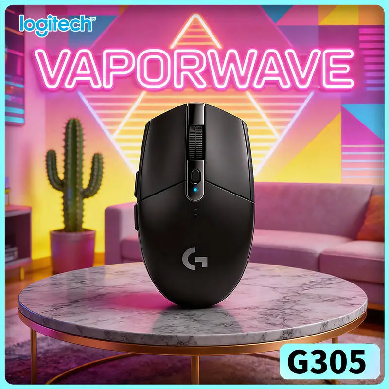 

G305 LIGHTSPEED Gaming Mouse by Logitech, 12000 DPI HERO Sensor, 6 Custom Buttons, 250h Battery, PC Mac Compatible