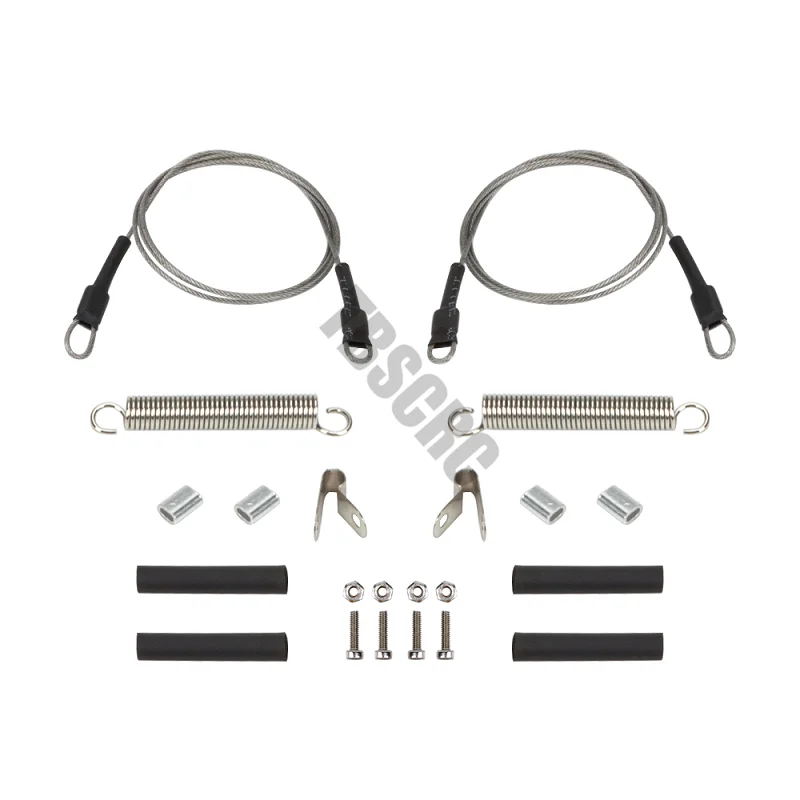 TBSCRC 1/10 Scale Accessories Metal Tow Hook Trailer Rope Chain Trailer shackle for RC Crawler Car Axial SCX10 Traxxas TRX4 Tami