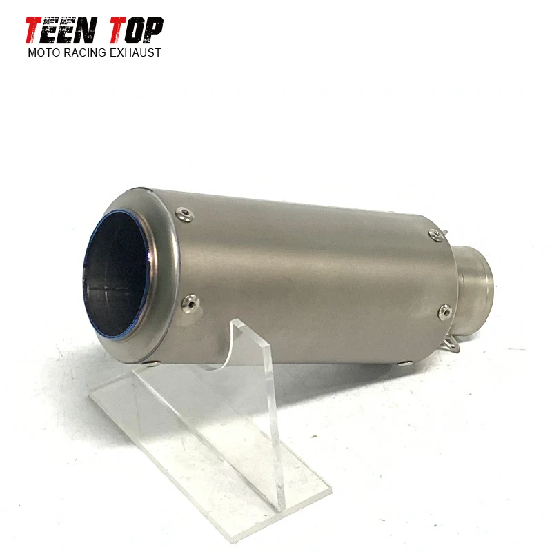 

51MM 60.5MM Universal Silencer Titanium Alloy Motorcycle Exhaust Muffler Z900 Z1000 MT09 R1 R3 Duke790 Duke890 320mm Silencieux
