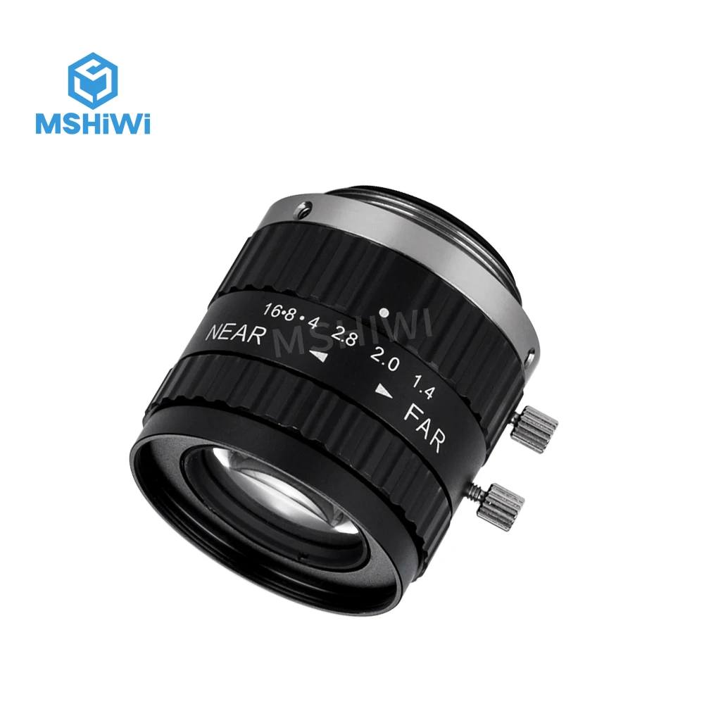 

3MP FA Lens Focal Length 16mm C Mount 2/3" F1.4 Manual Industrial Lens CCTV Machine Vision Lenses for ITS Camera Surveillance