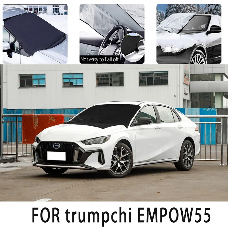 

Carsnow cover front coverfortrumpchiEMPOW55snowprotection heat insulation shade Sunscreen wind Frost prevention car accessories