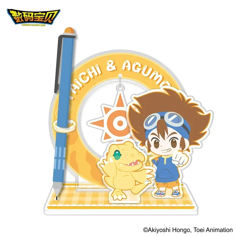 

NEW Digimon Adventure Acrylic pen holder blind box Whole box no-repeat Animation pendant Cute cartoon In shelf Brand new genuine