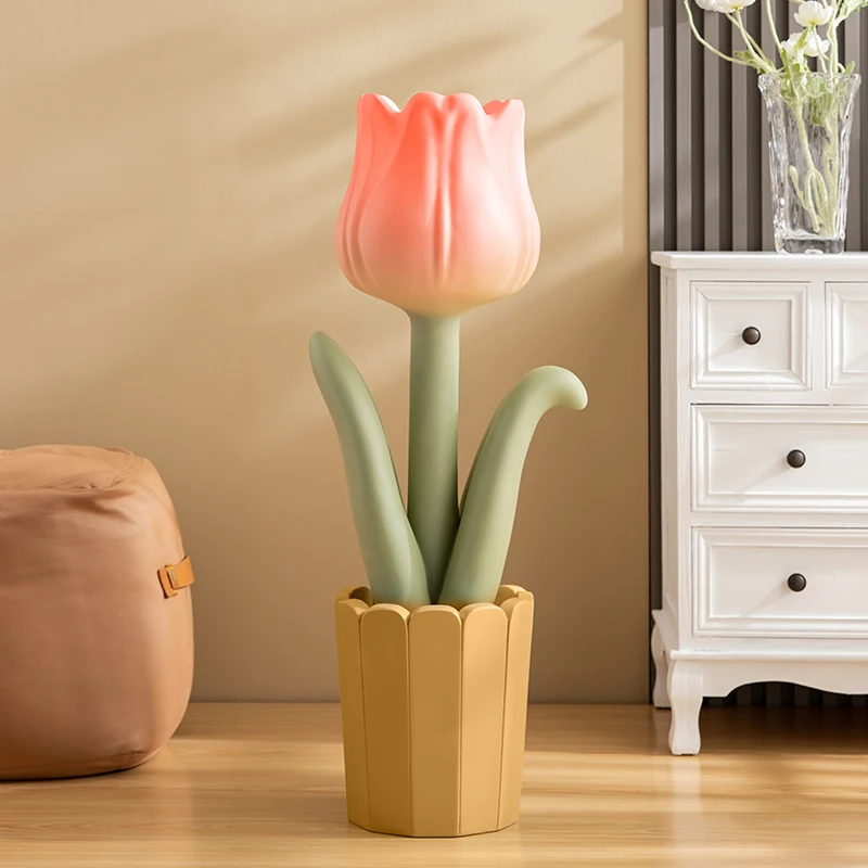 YY Tulip Storage Floor Ornaments Living Room Decoration Home Ornament