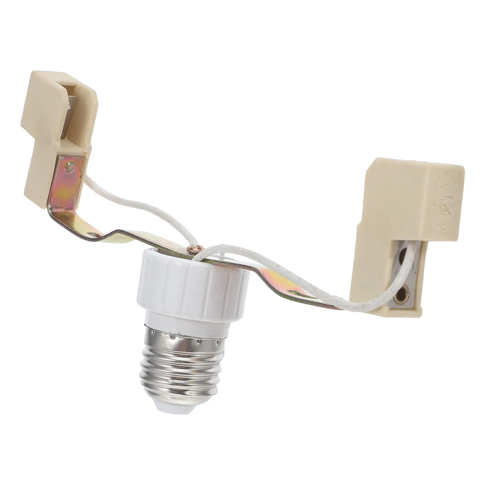 Ceramic E27 to R7s Lamp Socket Adapter 189Mm Halogen Bulb Socket Converter Lamp Base Holder for Office Workshop Lighting Use
