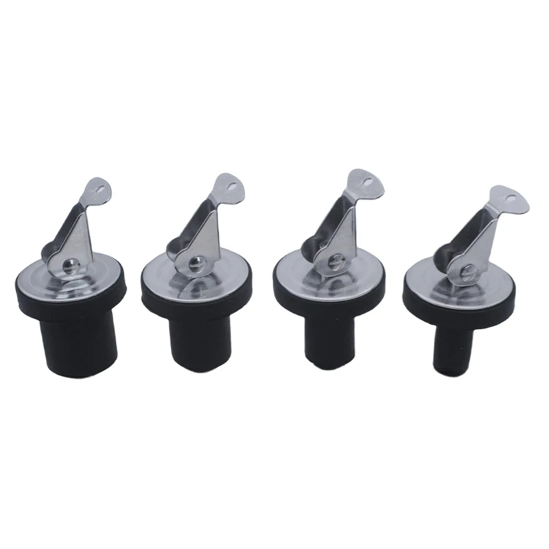 Compression Drain Plug Steel Screw Type Rubber Seal Yacht Boat Drain Plug For 3/8In 1/2In 5/8In 3/4In Diameter Drains