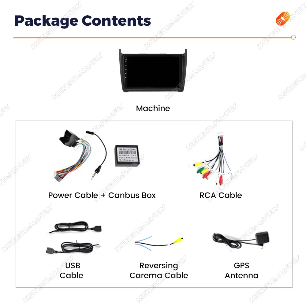 راديو CarPlay مقاس 9 بوصة لسيارة VW POLO 5 Sedan 2008-2020 Android 14 Auto GPS DVR مراقب كاميرا الرؤية الخلفية مشغل فيديو الوسائط المتعددة #6