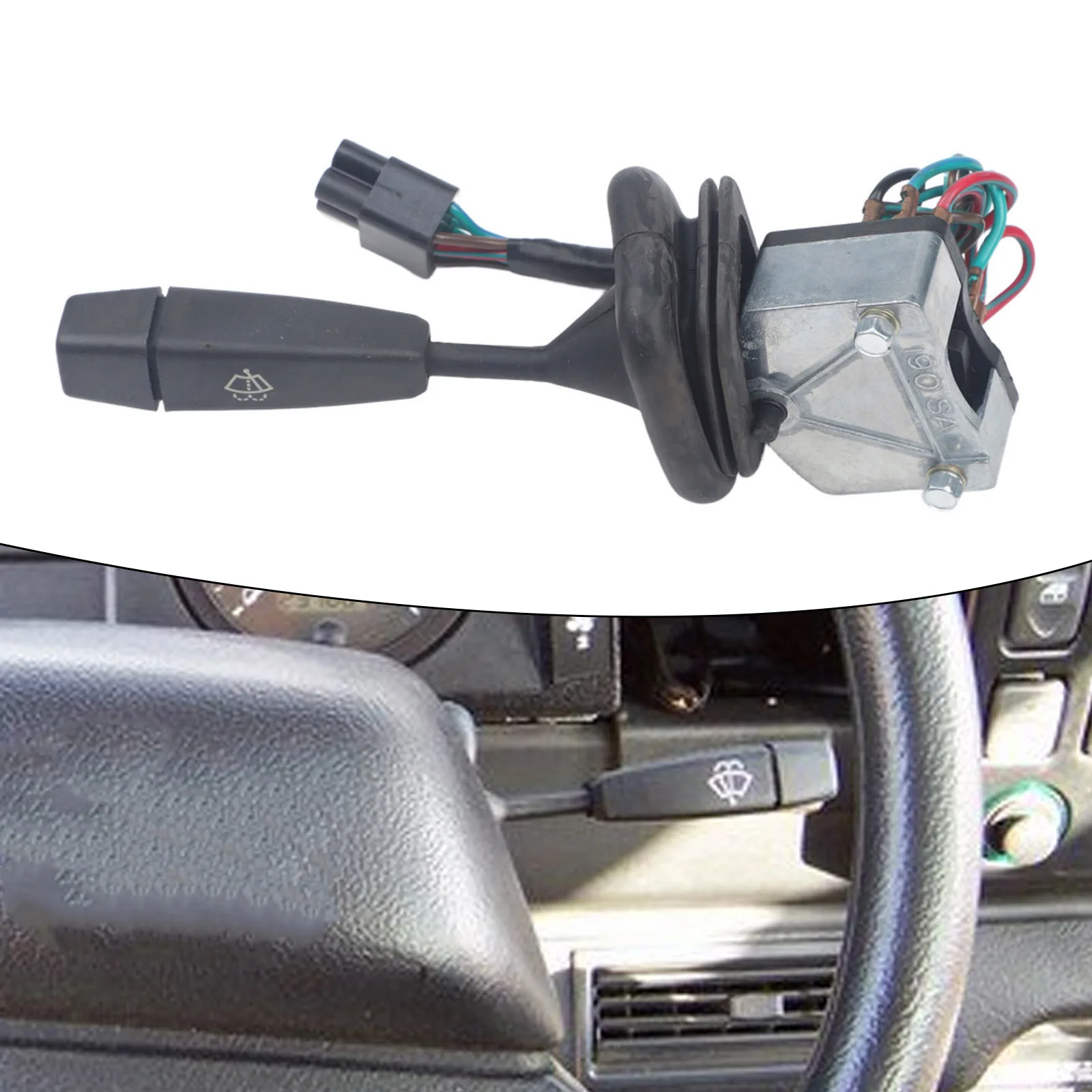 Wiper Stalk Switch Wiper Switch Easy Installation Direct Replacement Single Piece OE Reference Required Stalk Type