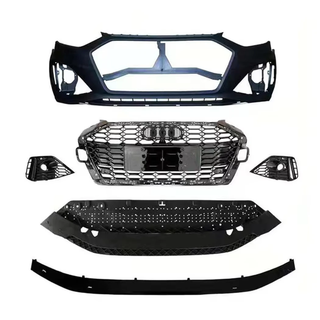 

Совершенно новый горячий продавать автозапчасти, прямая продажа с фабрики, дешевая цена, передний бампер в сборе для Audi A4 2021+, обновление до RS4 2021+