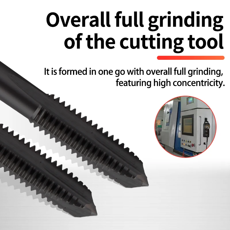 BOSS الصنابير HSSE-M35 DIN 371 376 القياسية دوامة وأشار الحنفية مخدد M2 M2.5 M3 M4 M5 M6 M8 M10 M12 6HX آلة المسمار الموضوع الصنابير #6