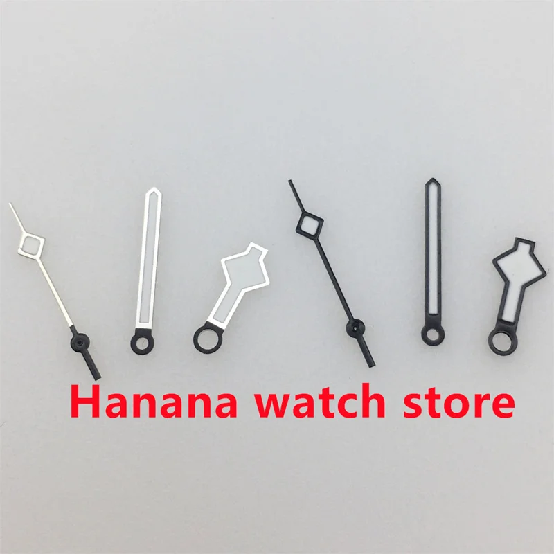 Le lancette del fiocco di neve NH35 sono luminose nere, argento e verdi abbinate ai movimenti NH35 NH36 NH37 NH38