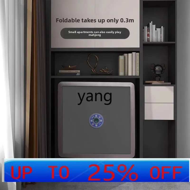 LM Bass Cyclone Roller Coaster Fully Automatic Household Folding Heating Electric Mahjong Table