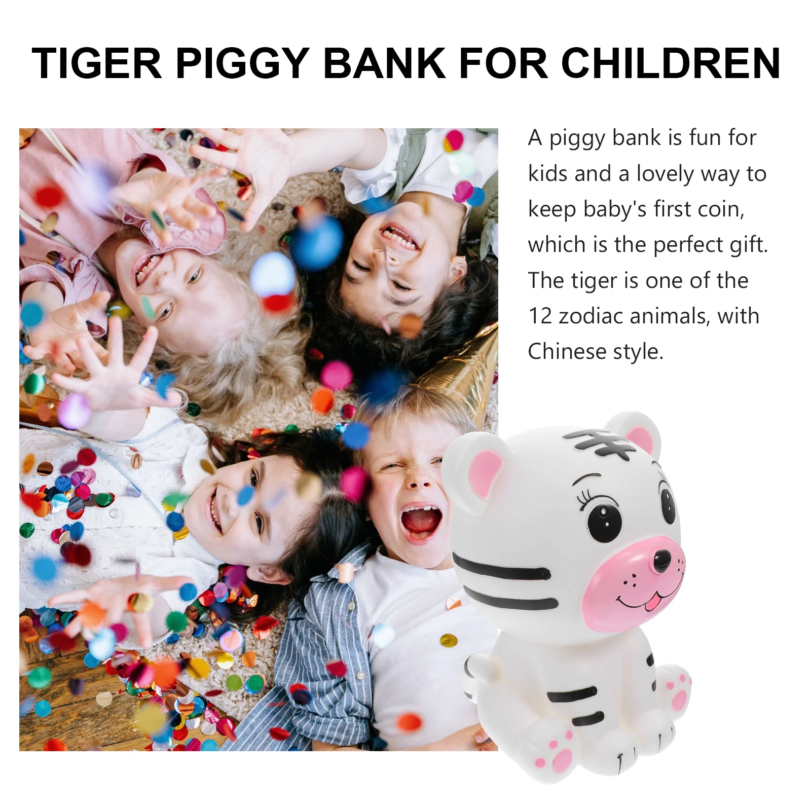 

Creative Shaped Piggy Bank High-Grade Vinyl Adorable Cartoon Storage Coin For Home Desktop Decor Saving