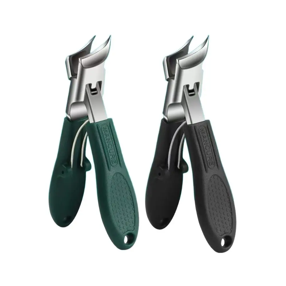 Anti-Splash Slant Edge Nail Clipper Stainless Steel Eagle Beak Oblique Toe Nail Trimmers Trim Nails Manicure Tool