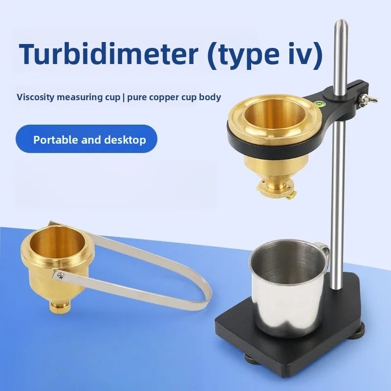 LND-1 Viscosity Flow Cup, 4# Paint Coating Viscometer, Portable Desktop Liquid Viscosity Measuring Tool with Optional Stopwatch