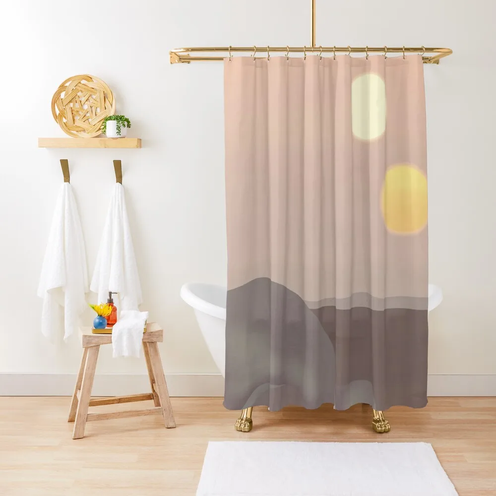 

Visit Tatooine Shower Curtain Cute Shower Waterproof Fabric Shower Curtain