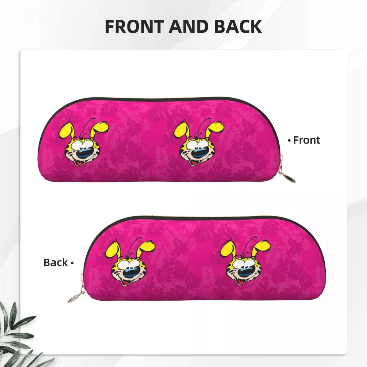 Marsupilami مقلمة الوجه حامل القلم تخزين القرطاسية لوازم سعة كبيرة صندوق القلم حقيبة أقلام رصاص لهدايا الأطفال