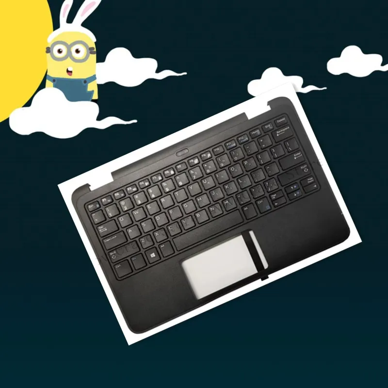 

00H122, 0H122 New For Chromebook 11 3180 3189 Palmrest Upper Case Cover w/Keyboard 00H122