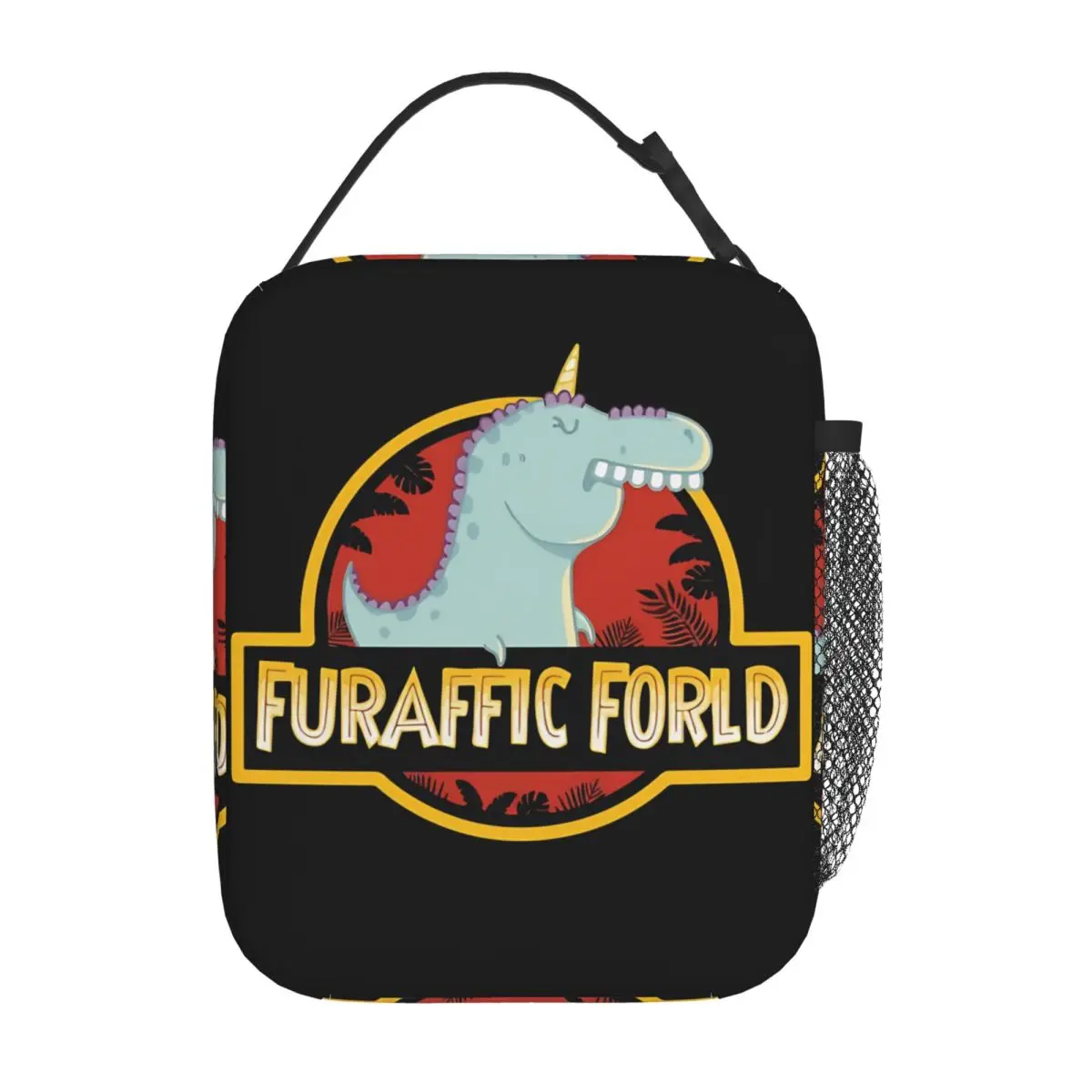 Furafic Fark 2 Dinosaurs Meme Insulated Lunch Bag High Capacity Reusable Thermal Bag Tote Lunch Box Work Travel Men Women