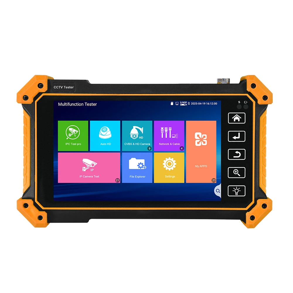 5Inch Screen Touch 4K H.265 All In One IP Camera Tester