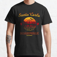 The Lost Boys David Vampire graphic t shirts Santa Carla Scary Halloween tops Horror Movie printed tee large size Men's clothing
