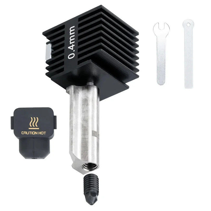 HJ-For Bambu Lab A1 Hotend Kit استبدال فوهة Bambulab A1 Hotend A1 فوهة صغيرة نهاية ساخنة الجمعية رأس الطباعة تصلب