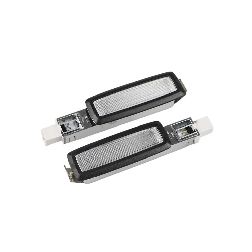 2 قطعة أسود Led الشمس قناع القراءة ضوء قبة مرآة لوضع مساحيق التجميل أضواء لشركة فولكس فاجن ID.3 ID.4.X ID.6.X CC باسات B8 3ED 947109 3GD 947109 #4