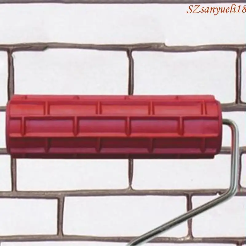 94PC 7 Inch Painting Roller Imitation Brick Pattern Embossing Paint Roller Art Brush