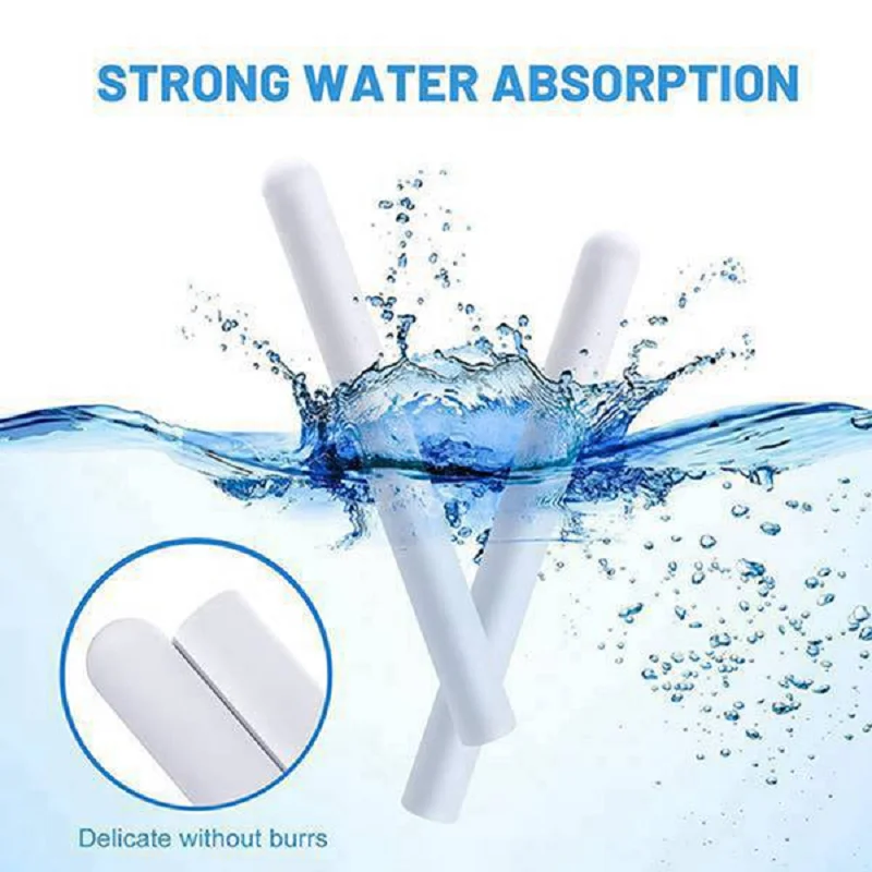 Diatomite Humidade Absorbing Stick Absorção Rod Secagem Diatomácea Terra Dessecante para Lavanderia Home Pcs