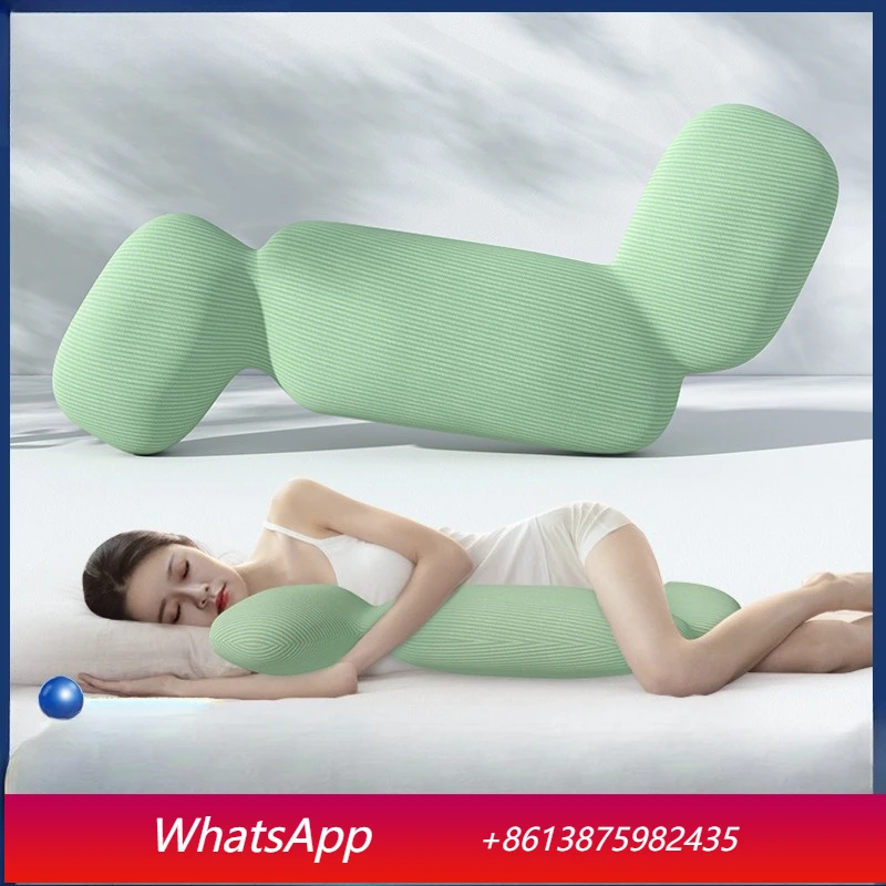 

Подушка для сна LH: Длинная подушка для сна на боку, съемная и моющаяся, из ледяного шелка, летняя охлаждающая подушка.