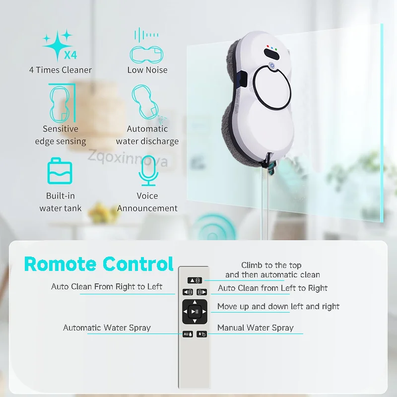 UPS Robot for Washing Sindows Vacuum Cleaner Glass Washer Home Appliance Plaster Robot Smart Cleaning Robot Electric Floor Mops