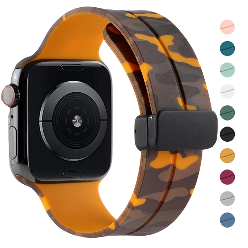 

Silicone Strap For Apple watch series 7 8 SE 6 5 4 3 44mm 40mm 45mm 41mm 42mm 45 mm correa Bracelet Apple watch ultra band 49mm