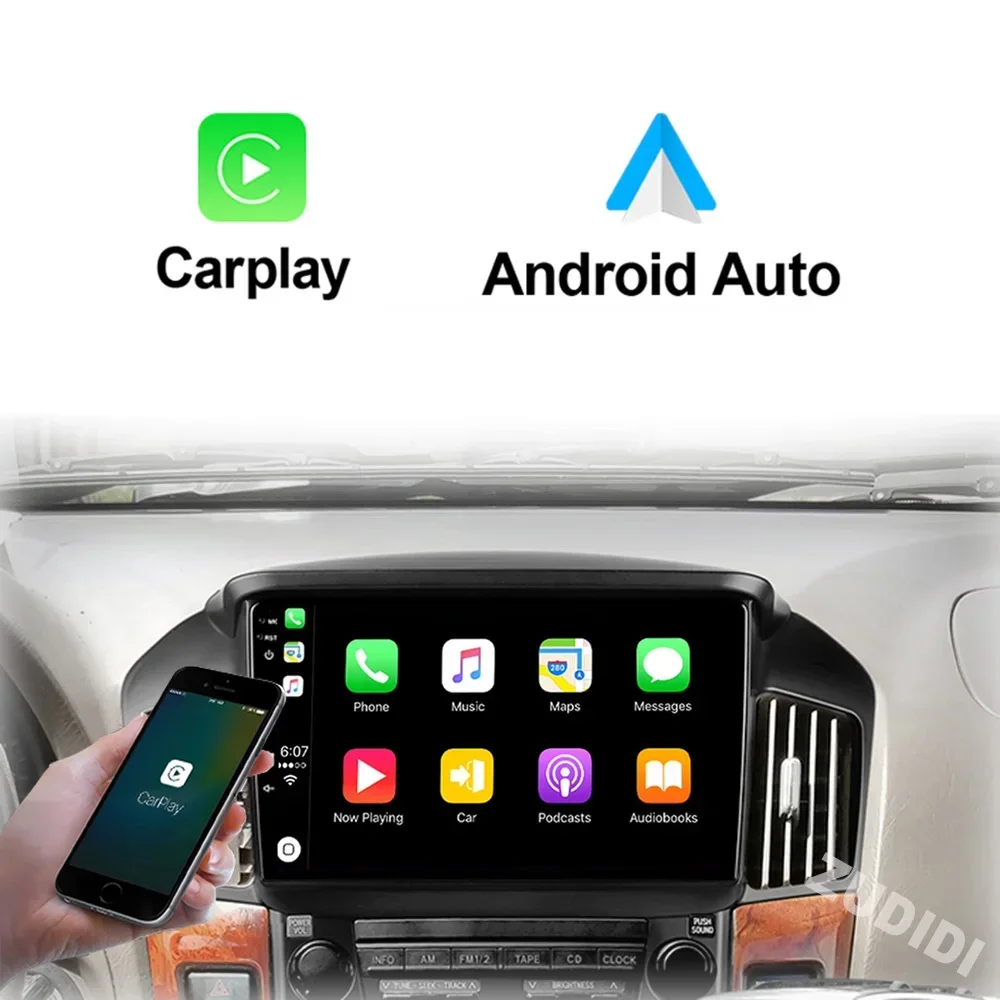 Android Carplay for Lexus RX300/Toyota Harrier 1998 1997-2003 2din Car Radio Autoradio Multimedia Player Stereo Navigation GPS