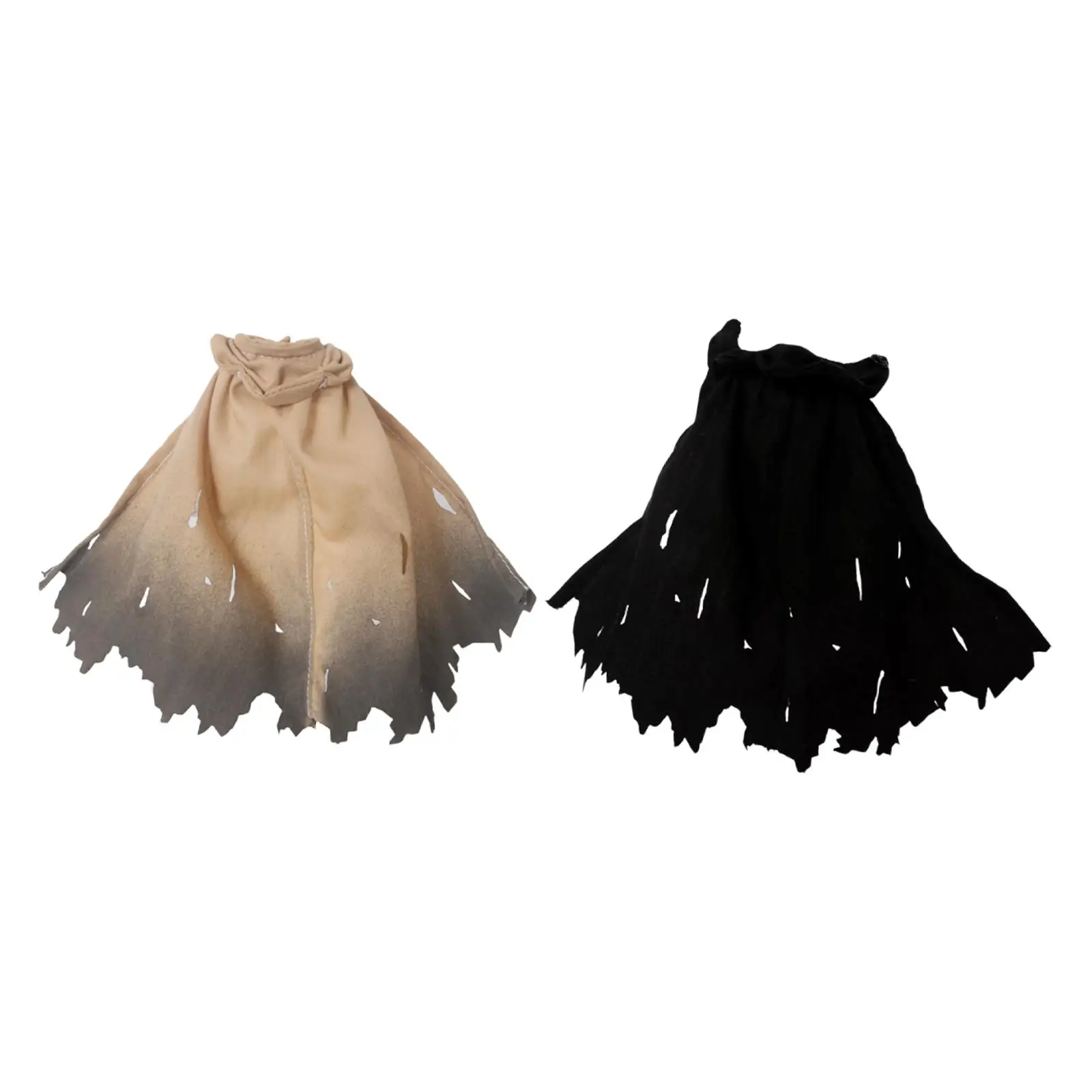 Vêtements de figurines d'action, Cape en tissu, vêtements miniatures pour hommes et femmes de 6 pouces, 1/12