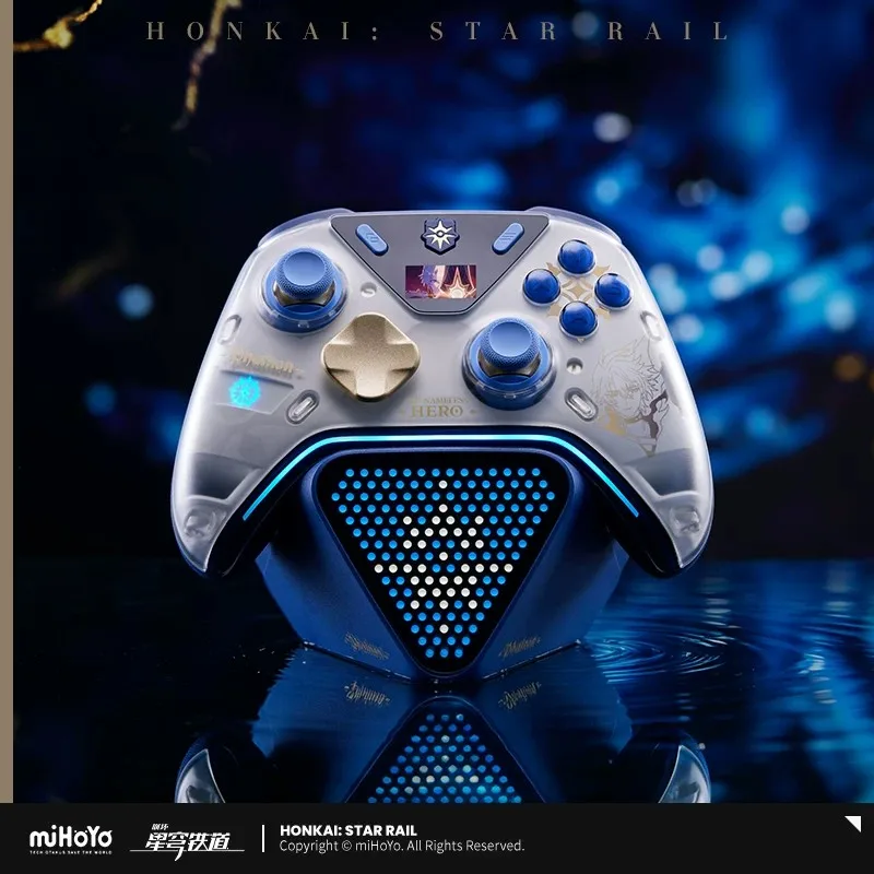 miHoYo Honkai: Star Rail Bai'e Gamepads Three-Mode Connection,Six-Axis Motion Sensing Haptic Feedback Elite Gaming Controller
