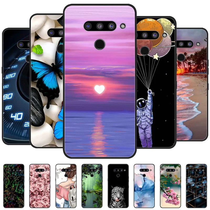 For LG V50 Thinq Case Luxury Soft Silicone Protective Marble Phone Cover for LG V50S ThinQ 5G Case LGV50 Thinq TPU Funda Coque